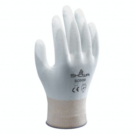 Showa BO500W Guanto Da Lavoro Senza Cuciture Nylon Poliuretano Usi Generici 9/XL