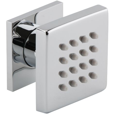 Shower Accessories Modern Square Body Jet - Chrome