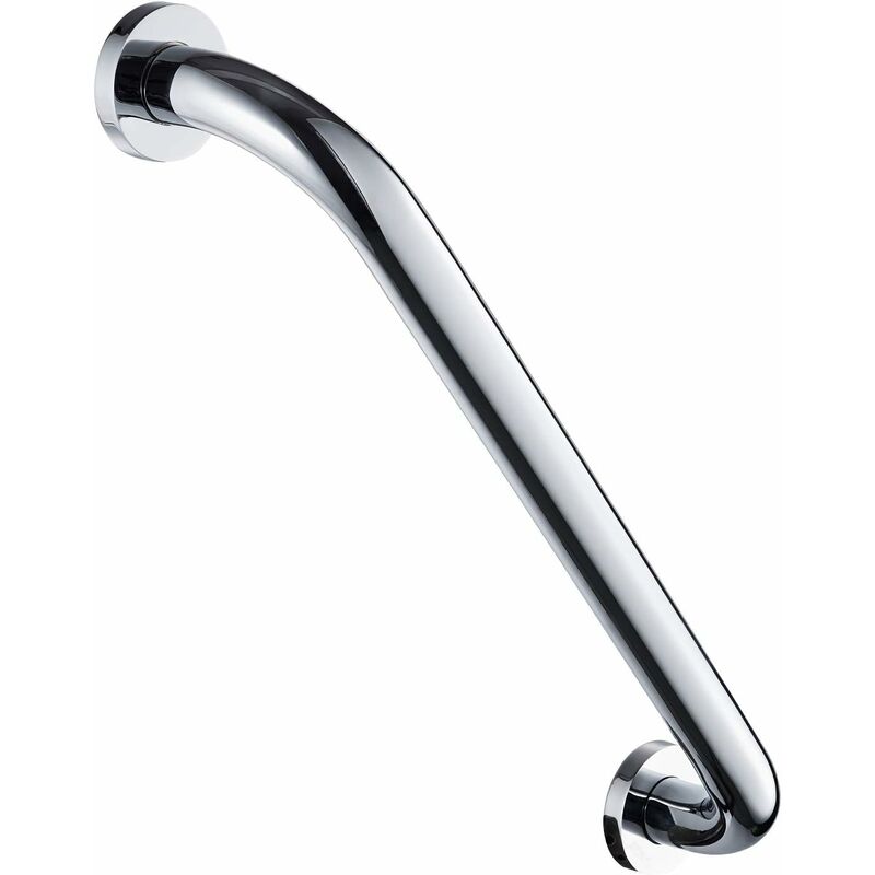 Shower Arm Bathroom Grab Bar Non-Slip Safety Handrail Bathtub Wall Handle Toilet Sliding Bars Polished Chrome Brass (30 CM)