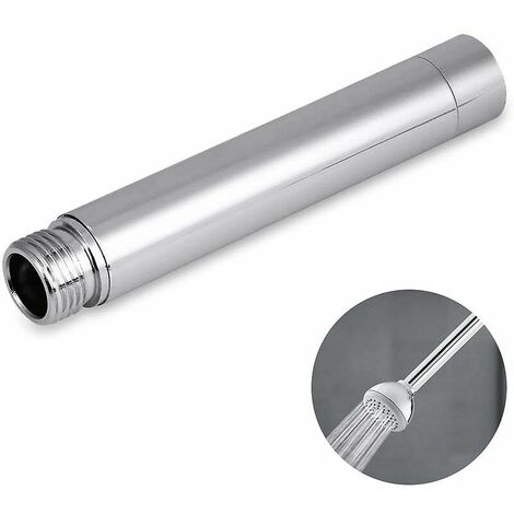 Shower arm extension, shower head extension, bottom water outlet