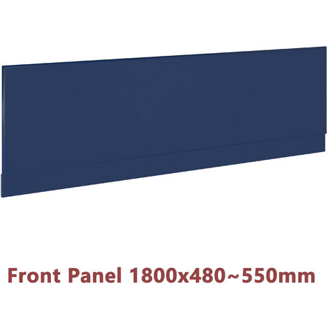 Shower Bathtub MDF Bath Panel Matt Navy Blue 1800mm Front Panel