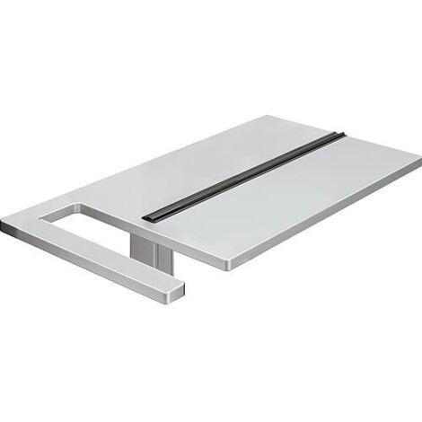 Shower Board Hüppe Select+ argenté mat l x P x H : 400 x 220 x 10 mm