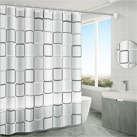 60 X 72 Inches Easy Care Shower Curtain for Bathroom Showers Machine Washable Stalls And Bathtubs mchmcgm Foghat Tenda da Doccia Decorative 