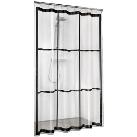 Shower Curtain Brix Transparent Sealskin
