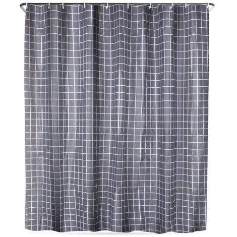 Shower curtain hooks waterproof 180x180 cm