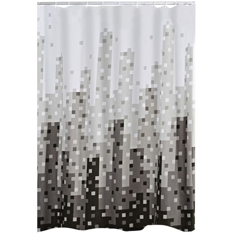 Shower Curtain Skyline 180x200 cm Ridder White