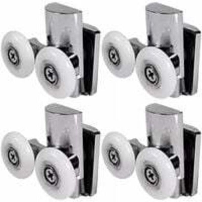Shower door rollers, 23mm shower door rollers up or down