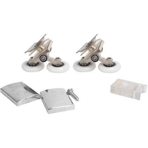 Shower Door Runner Rollers Zinc Alloy Glass Door Pulley Wheels Bathroom Accessory