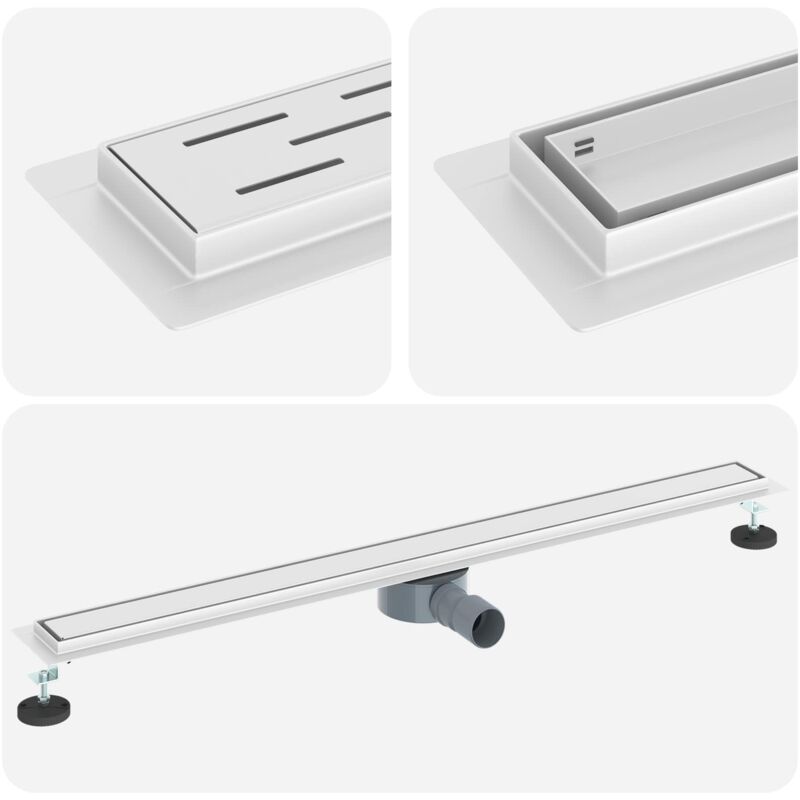 Image of Shower Drain 2-in-1 with 360° Siphon&hellip;