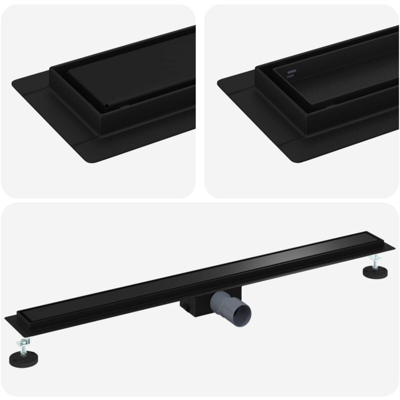 Image of 2 in 1 Shower Drain Black&hellip;