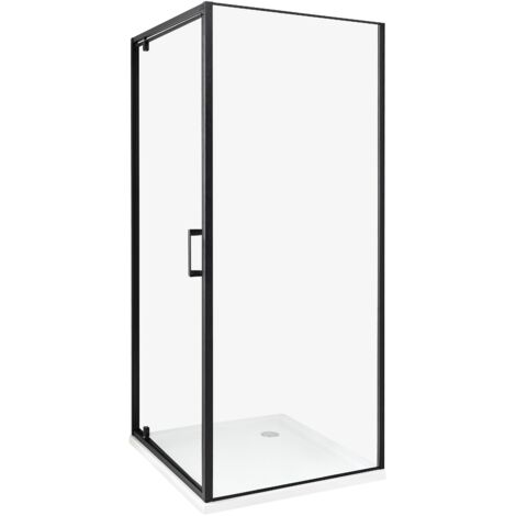 Shower Enclosure DARLI 800 x 800 x 1850 mm Black
