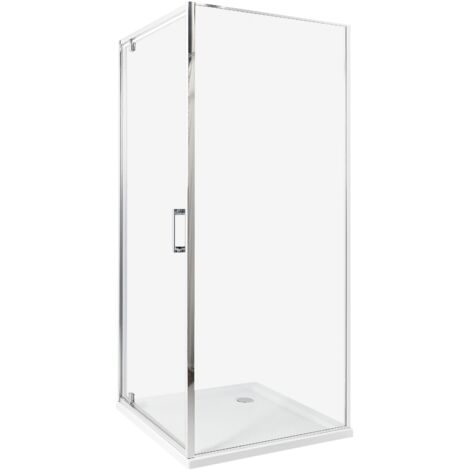 Shower Enclosure DARLI 800 x 800 x 1850 mm Silver