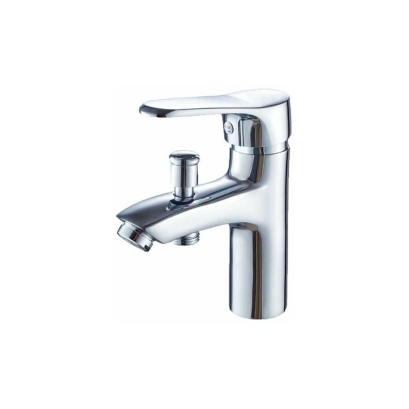Shower faucet hot and cold, dual-use single hole faucet, dopa alloy