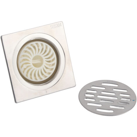 Shower Floor Drain Odourless Prevents Backflow Stainless Steel Shower Drain for Bathroom Toilet Kitchen