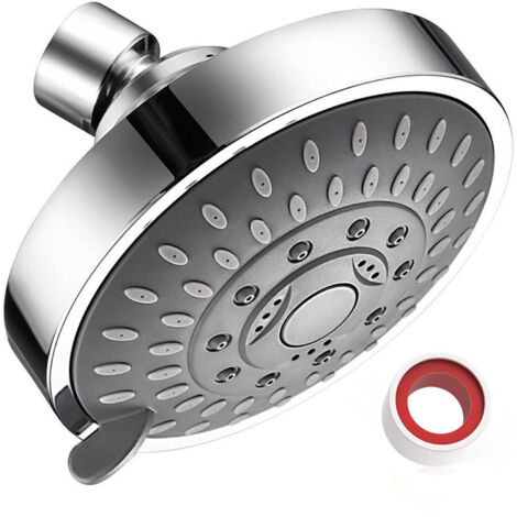 Shower Head 5 Mode Adjustable Stainless Steel G1/2 Bath Nozzle for Bathroom Toilet