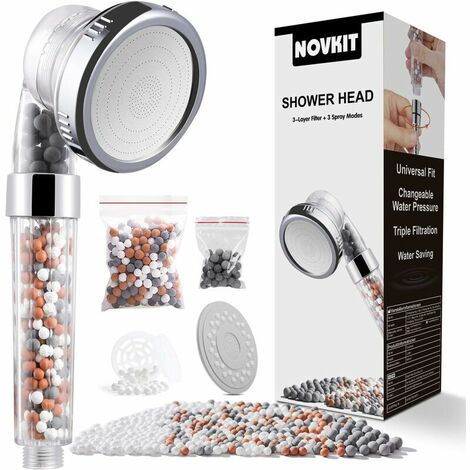 Shower Head Anti Limescale Water Saving High Pressure System
