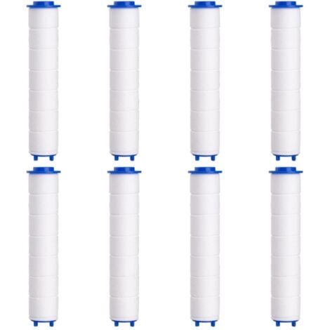 Shower Head Filter, 8 Pcs PP Cotton Shower Filter for Shower Head, Removable Anti-Limescale for Shower Head (95mm)