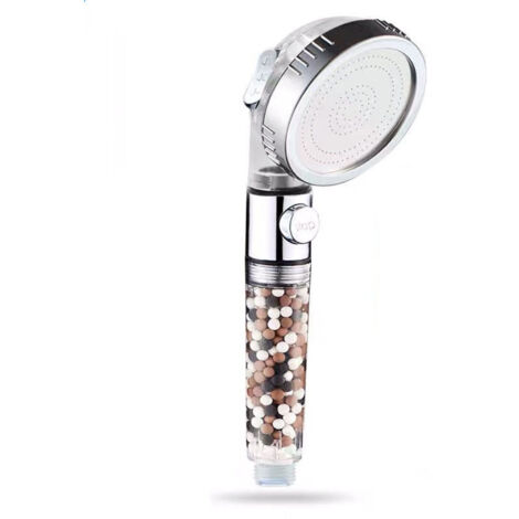 Shower Head, Filter Filtration High Pressure Water Saving 3 Mode Function Spray Handheld Showerheads, Increase Pressure & Save Water
