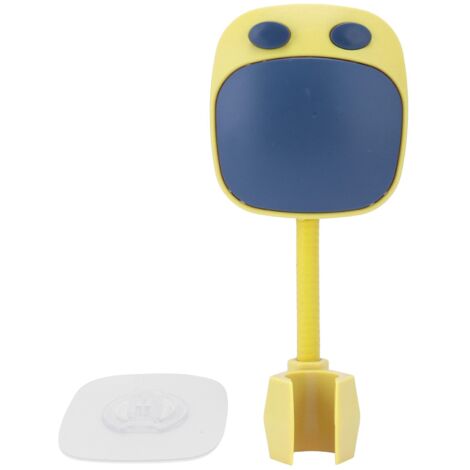 Shower Head Holder 360 Degree Adjustable Bracket PunchFree Shower Accessories for Children Bathroom(Blue Yellow )