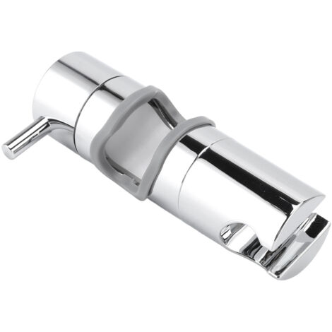 Shower Head Holder ABS Chromeplate Adjustable Anti Slip Shower Slide Rail Bar Holder for Bathroom