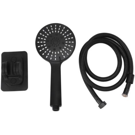 Shower Head Kit 5 Modes ABS Showerhead High Pressure Bath Nozzle with Hose Holder Base
