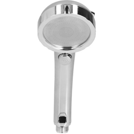 Shower Head Portable Handheld 360 Degree Rotating Three Modes Pressure One Button Water Stop Shower