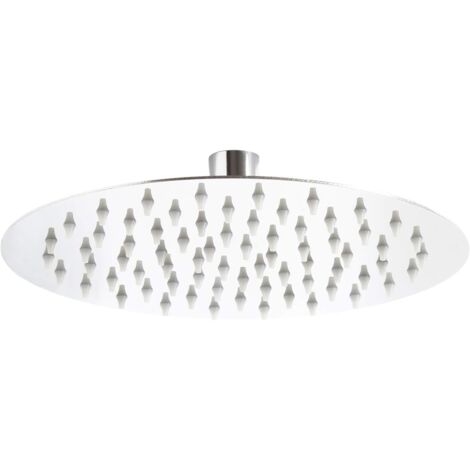 Shower Head Round 20 cm Rain Shower Head Rainshower Shower Head Stainless Steel