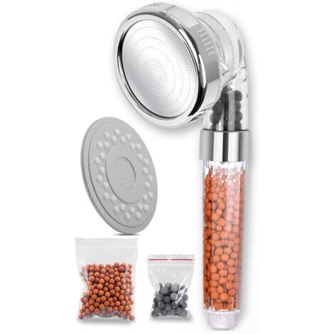 Shower Head, Water Saving Handheld Shower Head, Shower Set with One-Touch Water Stop