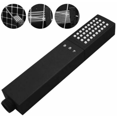 Shower Head with Hose Shower 3 Modes Hand Shower Bathroom Shower Head High Pressure Shower Head Water Saving Shower Head Black