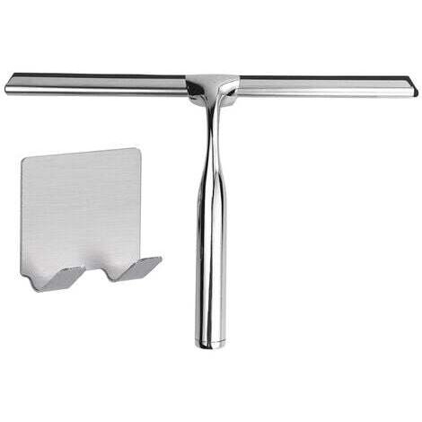 shower scraper, stainless steel shower scraper, window scraper, wiper with sticky hook