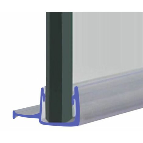 Shower Seal UK - SEAL115B - Shower Screen Seal - Fits 4-6mm Glass - Gaps  5-10mm - Black