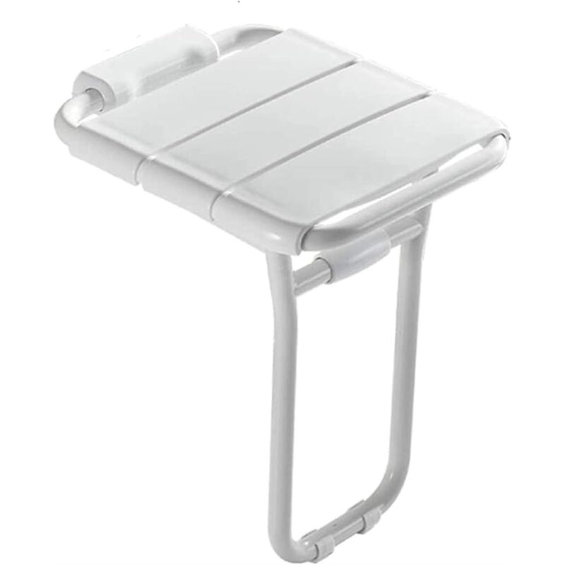 Shower Seats,Shower Stool Bathroom Folding Stool Wall Chair Shower Room Bath Stool Bathroom Aluminum Alloy Maximum Load Capacity 175Kg Bath Chair