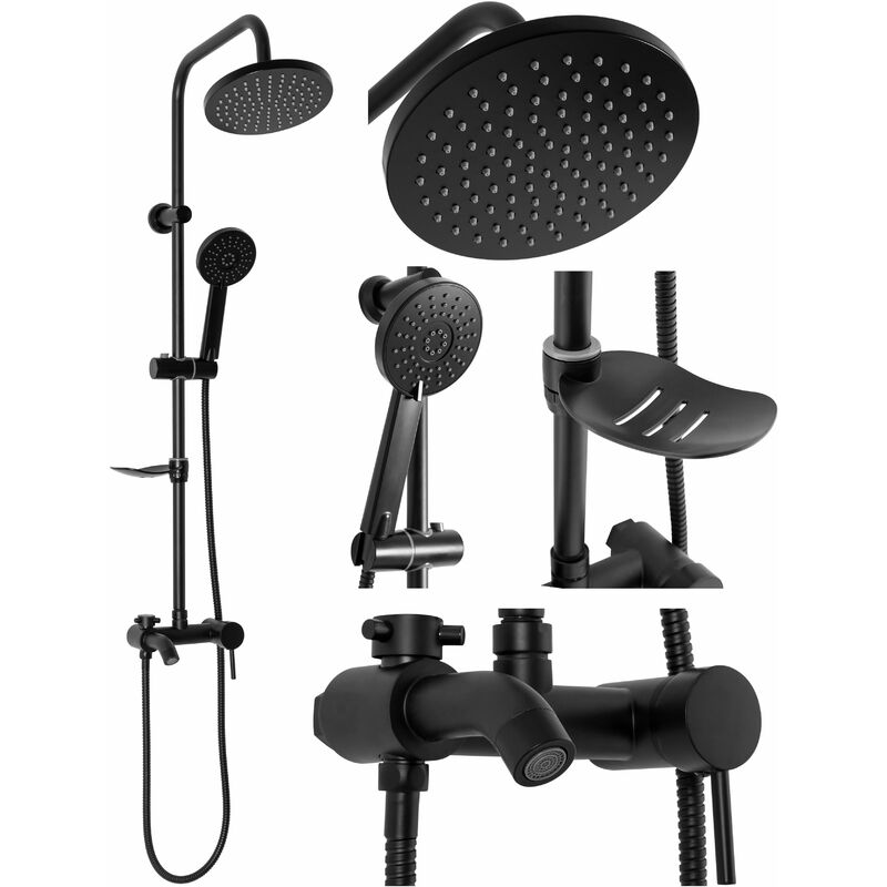 Shower Set Rea Luis Black