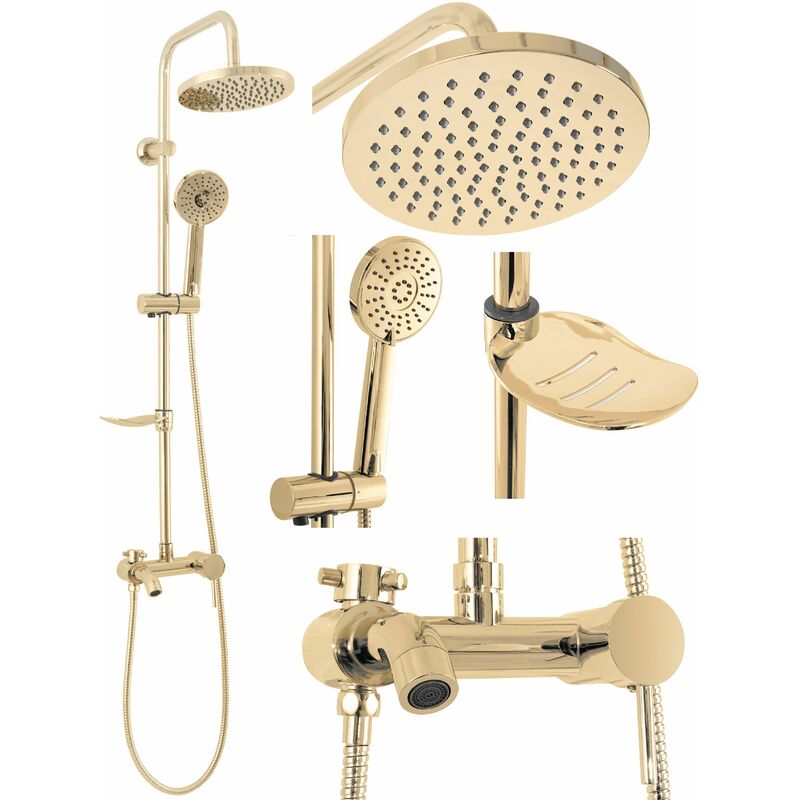Shower Set Rea Luis Gold