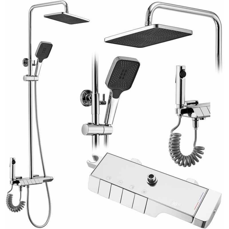 Thermostatic Shower Set REA Rob Chrome - chrome