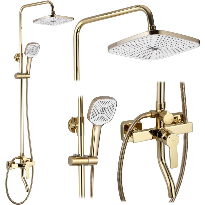 Rea - Shower Set With Spout Argus Gold