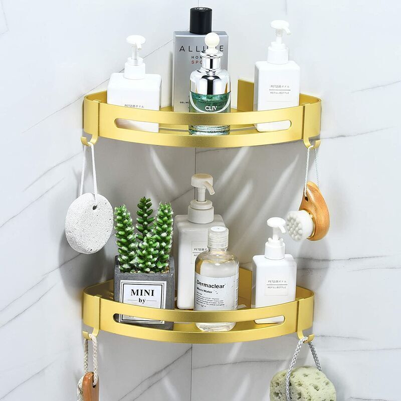 Image of Shower shelf without drilling, corner shelf&hellip;