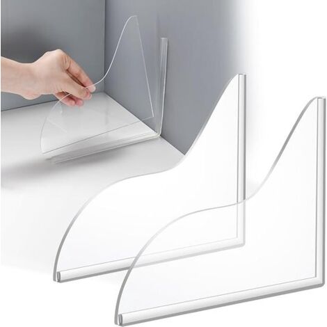 Shower splash guard, 2-pack, silicone bathtub splash guard, self-adhesive waterproof shower cover, keeps water out of the shower.