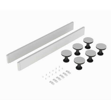Shower Tray Leg Set - White - For 700mm-900mm Square & Rectangular Resin Trays