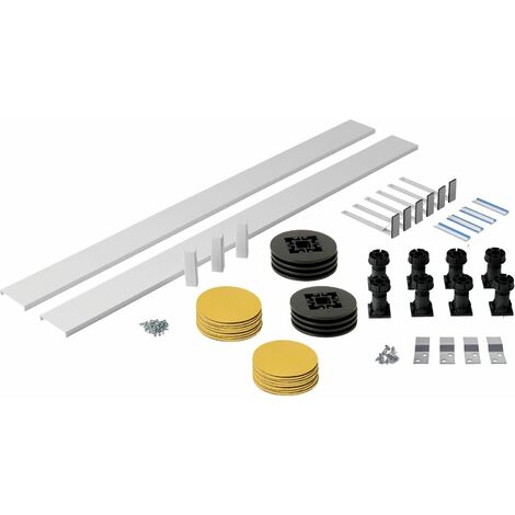 main image of "Shower Tray Panel Riser Kit Square Rectangle Trays 1200mm Plinth Adjustable Feet"