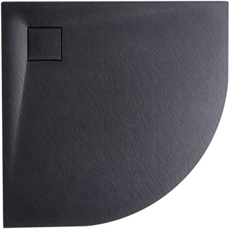 Shower Tray PARON 800 x 800 x 30 mm Black