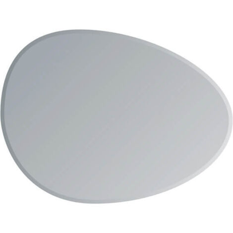 Showerdrape Angel Large Pebble Shaped 70 x 50cm Wall Mirror
