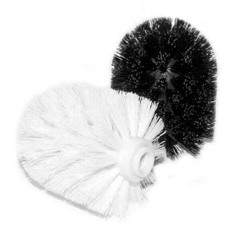 Showerdrape Black Replacement Toilet Brush Head
