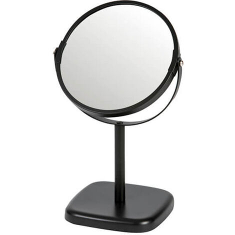 Showerdrape Capri Black 2x Magnifying Vanity Mirror
