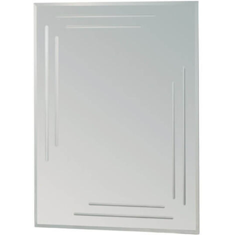 Showerdrape Chelsea Rectangular Wall Mounted 60 x 45cm Bathroom Mirror