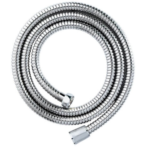 Showerdrape Chrome 1.5m x 8mm Double Spiral Shower Hose