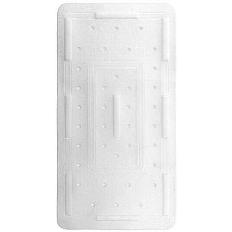Showerdrape Comfy White Anti-Slip 36 x 70cm Bath Mat