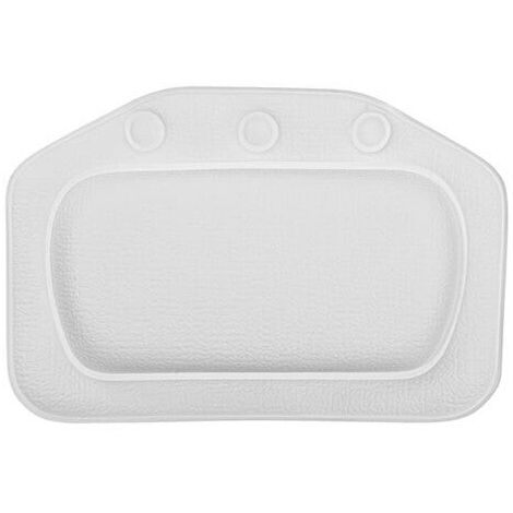Showerdrape Comfy White Bath Pillow