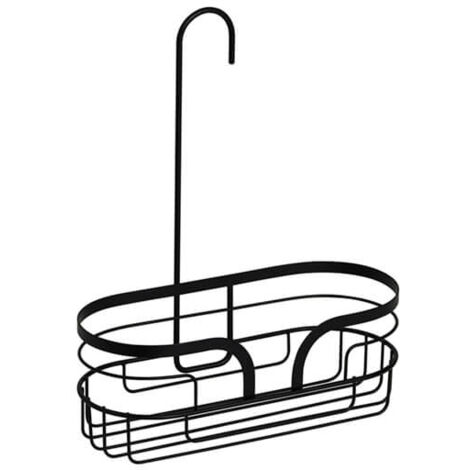 Showerdrape Dante Black Mini Hanging Shower Caddy