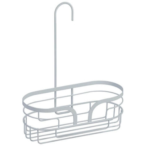 Showerdrape Dante White Mini Hanging Shower Caddy